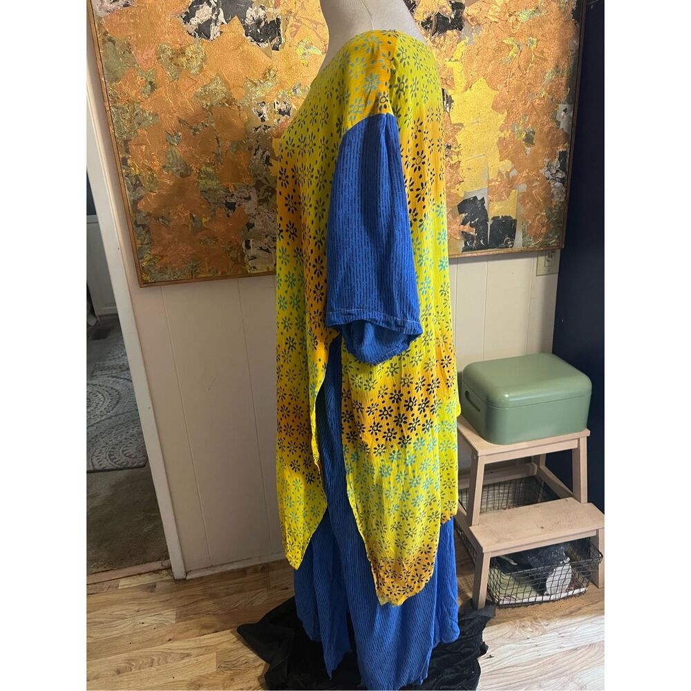 We Be Bop Vintage Layered Lagenlook MIDI Dress Size 4X - Picture 5 of 8